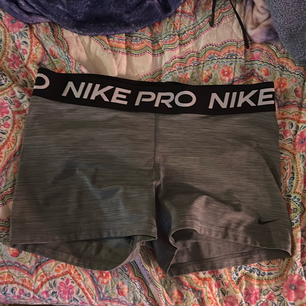 Nike Pro Spandex Short Heather Grey Size XL